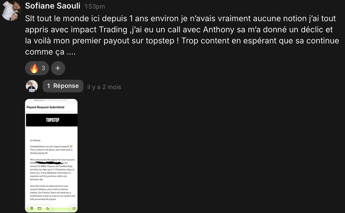 Résultat membre